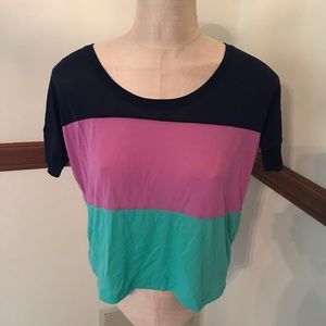 Aerie color block tee shirt.